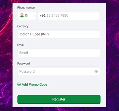 Secure ValorBet casino Login and registration for indian players