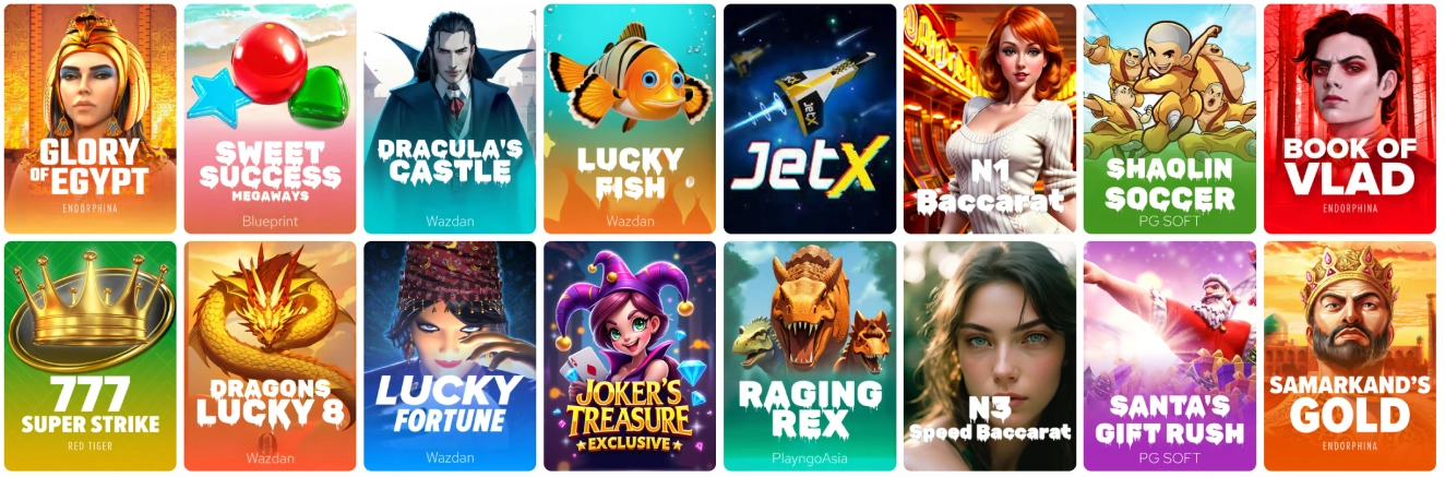 Top online slots at ValorBet casino India